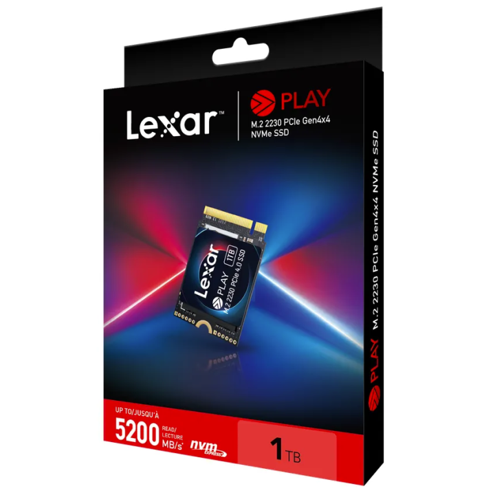 Lexar LNMPLAY001T-RNNNG - PLAY 2230  SSD 1TB PCIe 4.0