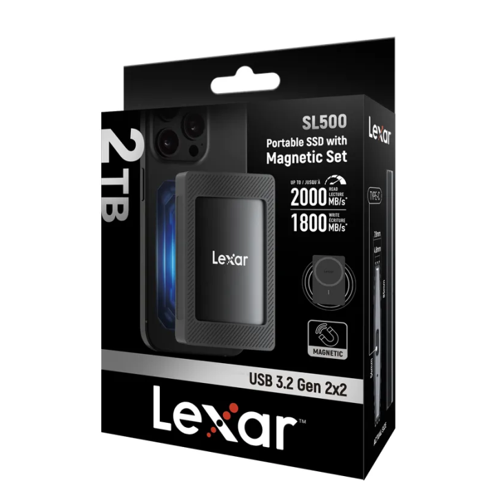 Lexar LSL500M001T-RNBNG - Portable SSD MagSafe 1TB