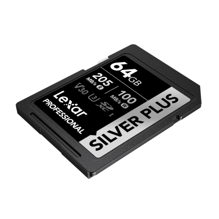 Lexar LSDSIPL064G-BNNNG - SILVER Plus UHS-I SDXC 64GB