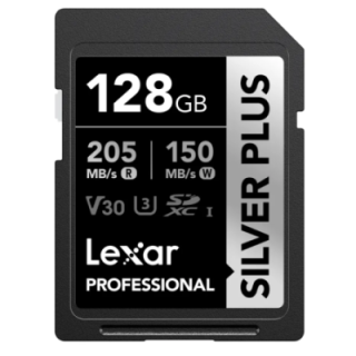 Lexar LSDSIPL128G-BNNNG - SILVER Plus UHS-I SDXC 128GB