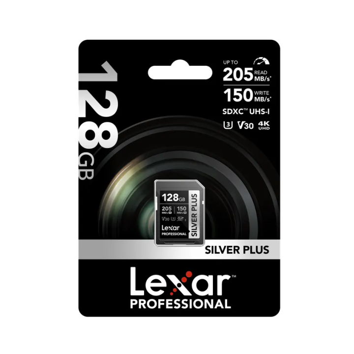 Lexar LSDSIPL128G-BNNNG - SILVER Plus UHS-I SDXC 128GB