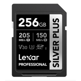 Lexar LSDSIPL256G-BNNNG - SILVER Plus UHS-I SDXC 256GB