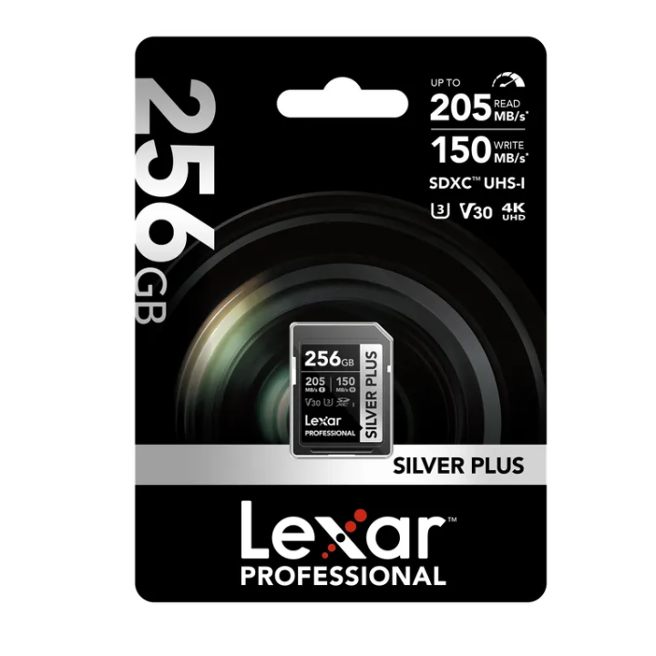 Lexar LSDSIPL256G-BNNNG - SILVER Plus UHS-I SDXC 256GB