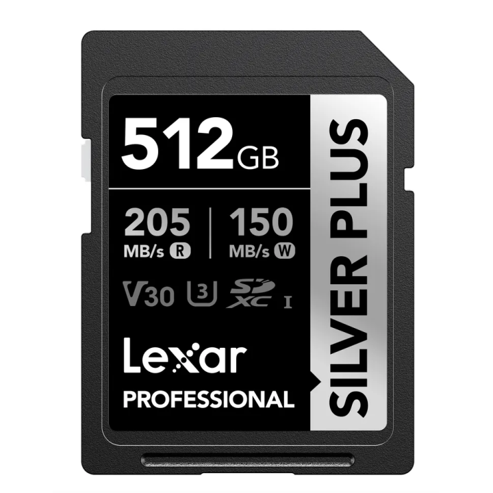 Lexar LSDSIPL512G-BNNNG - SILVER Plus UHS-I SDXC 512GB
