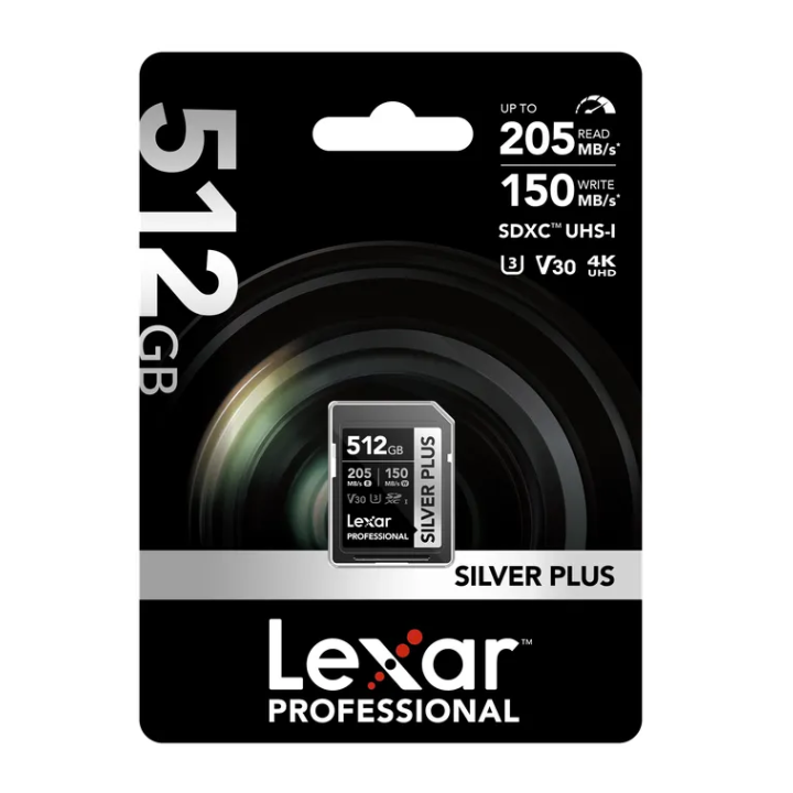 Lexar LSDSIPL512G-BNNNG - SILVER Plus UHS-I SDXC 512GB