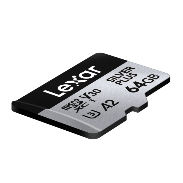 Lexar LMSSIPL064G-BNANG - micro SDXC Silver Plus 64GB