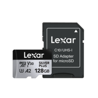 Lexar LMSSIPL128G-BNANG - micro SDXC Silver Plus 128GB