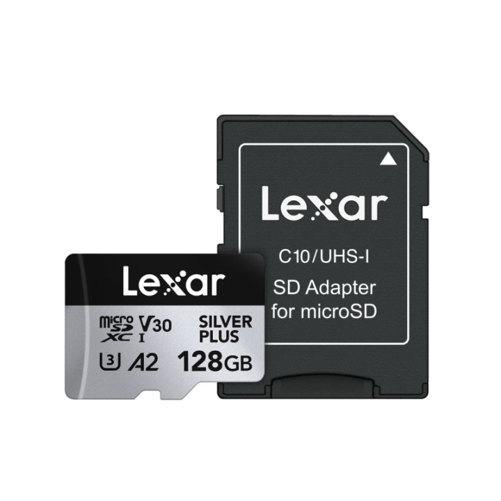 Lexar LMSSIPL128G-BNANG - micro SDXC Silver Plus 128GB
