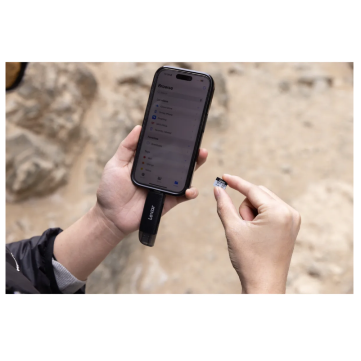 Lexar LMSSIPL256G-BNANG - micro SDXC Silver Plus 256GB