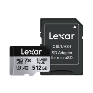 Lexar LMSSIPL512G-BNANG - micro SDXC Silver Plus 512GB