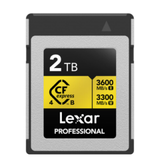 Lexar LCXEXP4002T-RNENG - 3600MB/s CFexpress 4.0 2TB Gold