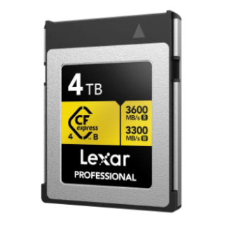 Lexar LCXEXPR004T-RNENG - 3600MB/s CFexpress 4.0 B 4TB Gold