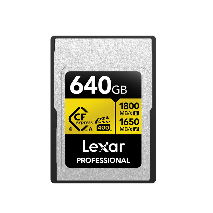 Lexar LCAGOLD640G-RNENG - 1800MB/s CFexpress4.0 A 640GB Gold