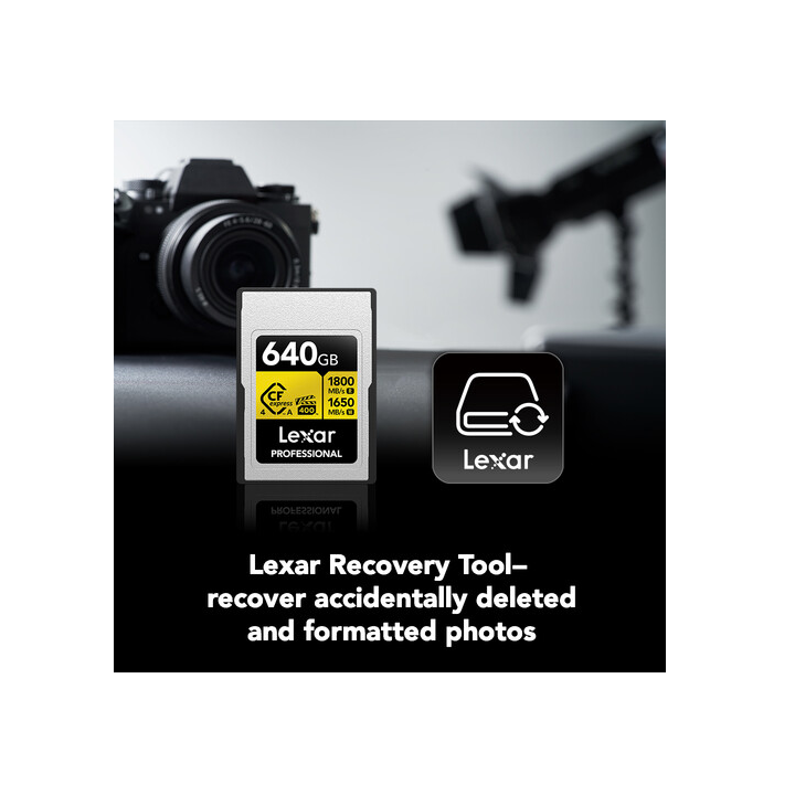 Lexar LCAGOLD640G-RNENG - 1800MB/s CFexpress4.0 A 640GB Gold