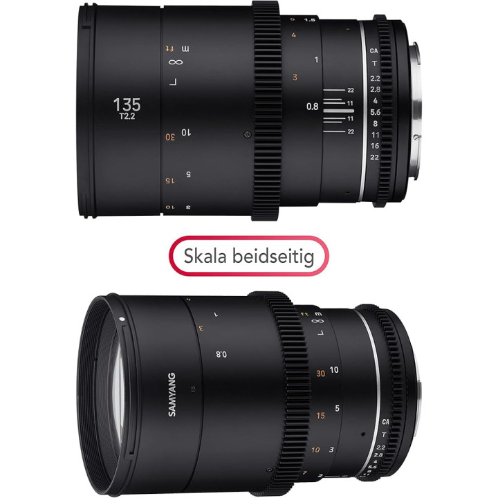 Samyang F1315213101 - 135mm T2.2 MK2 Canon RF