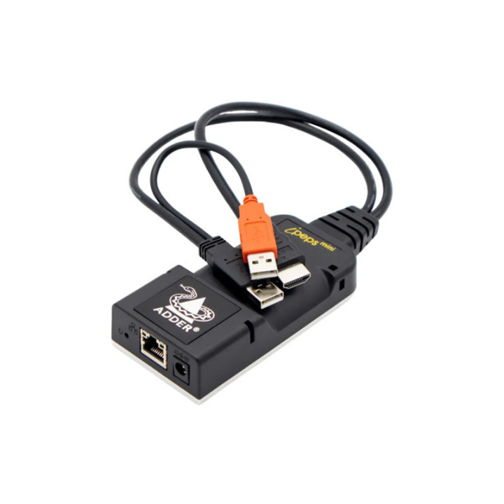 Adder IPEPSMINI-HM - Standalone KVM-over-IP unit (HDMI & USB) for remote VNC access