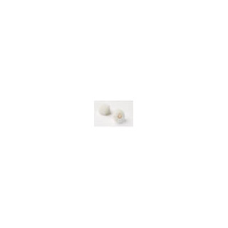 DPA Microphones AIR1-WHITE-S - AIR1 Universal Miniature Fur Windscreen (2-Pack, Small, White)