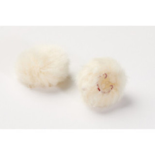 DPA Microphones AIR1-OFFWHITE-S - AIR1 Universal Miniature Fur Windscreen (2-Pack, Small, Off-White)