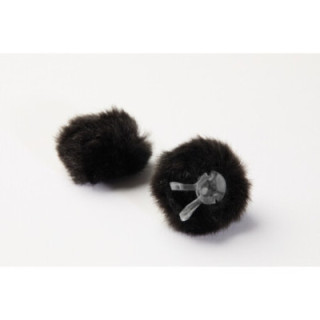 DPA Microphones AIR1-BLACK-L - AIR1 Universal Miniature Fur Windscreen (2-Pack, Large, Black)