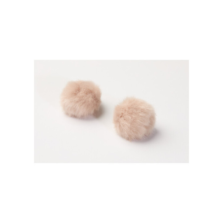 DPA Microphones AIR1-BEIGE-L - AIR1 Universal Miniature Fur Windscreen (2-Pack, Large, Beige)