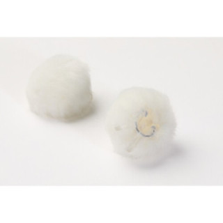 DPA Microphones AIR1-WHITE-L - AIR1 Universal Miniature Fur Windscreen (2-Pack, Large, White)