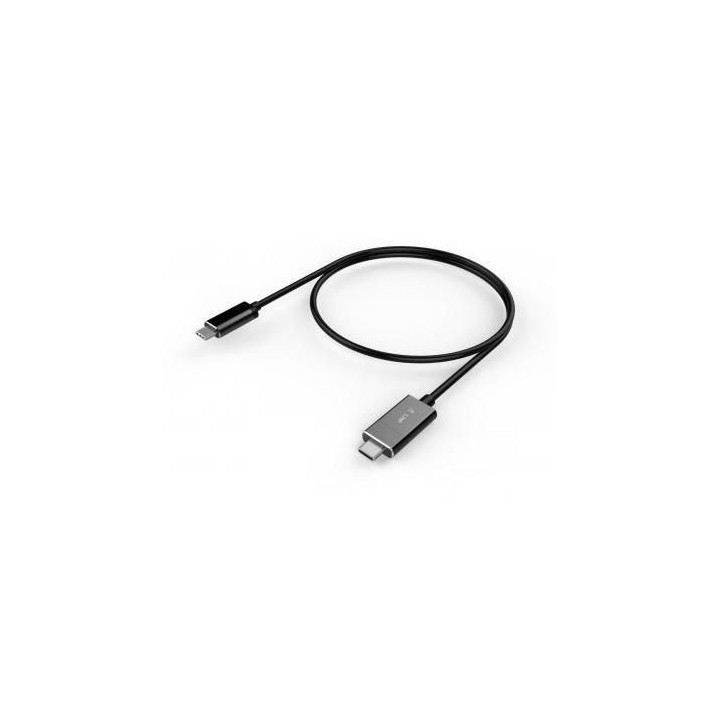 LMP 17083 - Magnetic Safety charging cable USB-C to USB-C up to 100W, 1.8 m - Space Gray