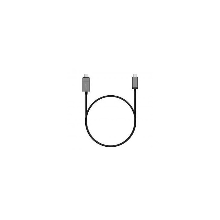 LMP 17083 - Magnetic Safety charging cable USB-C to USB-C up to 100W, 1.8 m - Space Gray