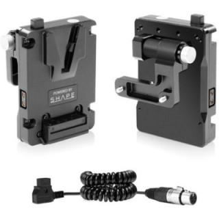 Shape C4VP - Pivoting Battery Plate for Canon EOS C400 (V-Mount)