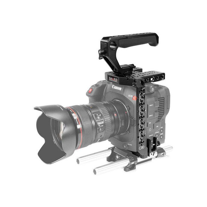 Shape C80THC - Camera Cage with Top Handle for Canon EOS C80