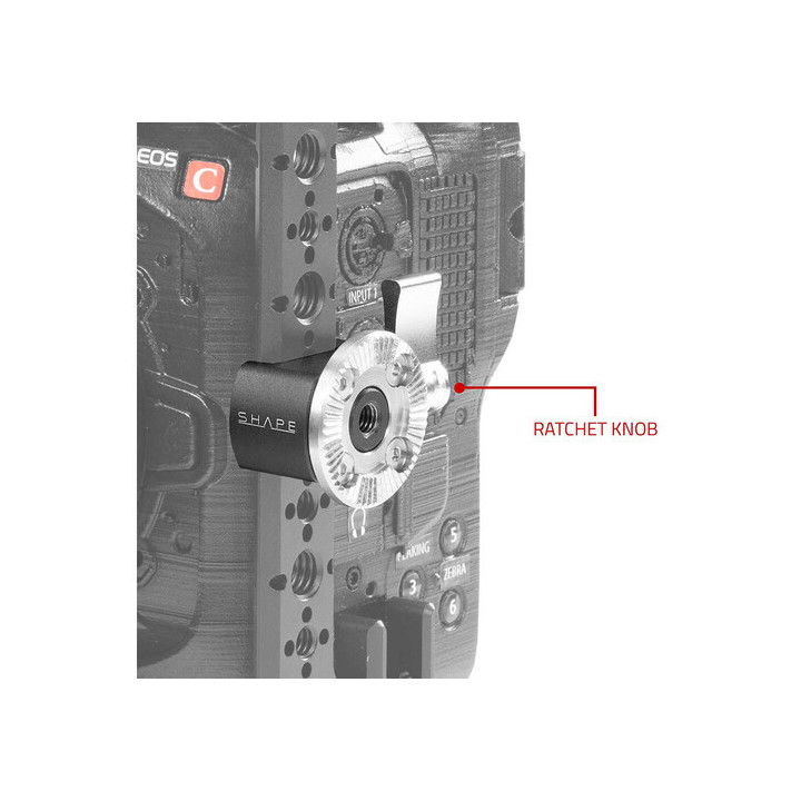 Shape SNTO - NATO Clamp to ARRI Rosette Adapter