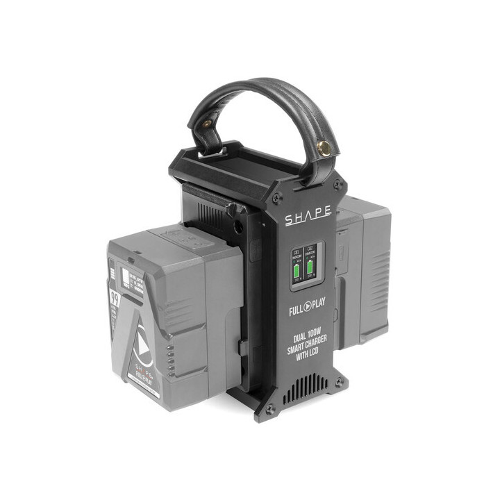 Shape V10PWC - FULL PLAY Dual V-Mount 100W Fast Charger with LCD