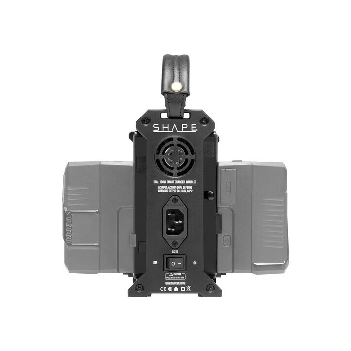 Shape V10PWC - FULL PLAY Dual V-Mount 100W Fast Charger with LCD