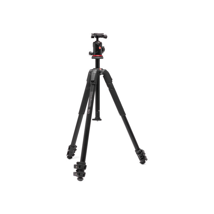 Manfrotto MK190X3-Q6T - 190X3 3-Section Photo AS Aluminum Tripod Kit