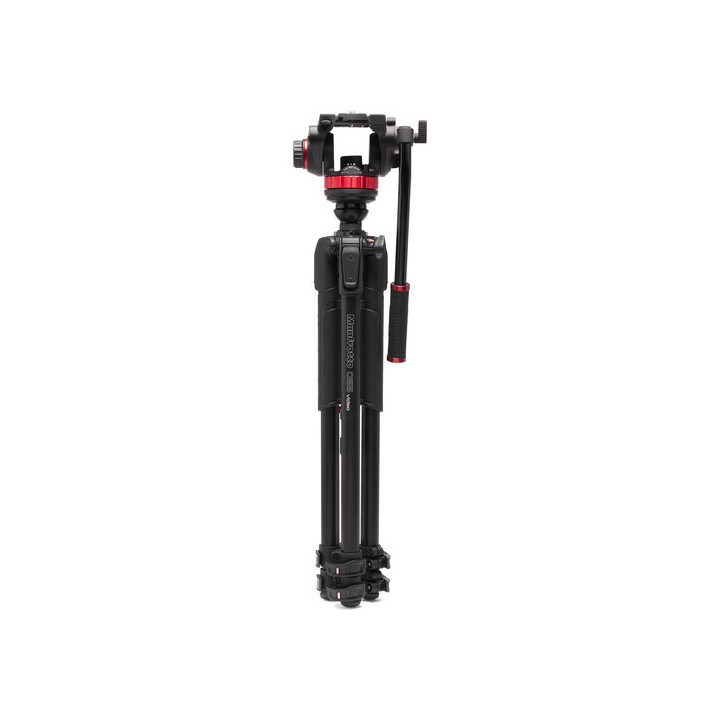 Manfrotto MVK502055XPRO3V -  3-Section Aluminum Video Tripod Kit with Fluid Head
