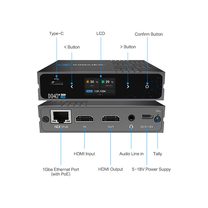Kiloview N40 plus - UHD HDMI/ NDI Bi-Directional converter