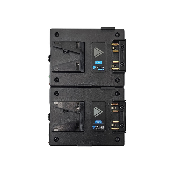 Hawkwoods VL-MCF3 - Mini V-Lok Hot-Swap Plate with 1 D-Tap & 1 USB-C
