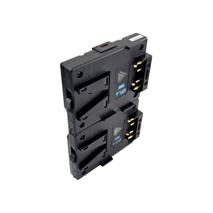 Hawkwoods VL-MCF3 - Mini V-Lok Hot-Swap Plate with 1 D-Tap & 1 USB-C