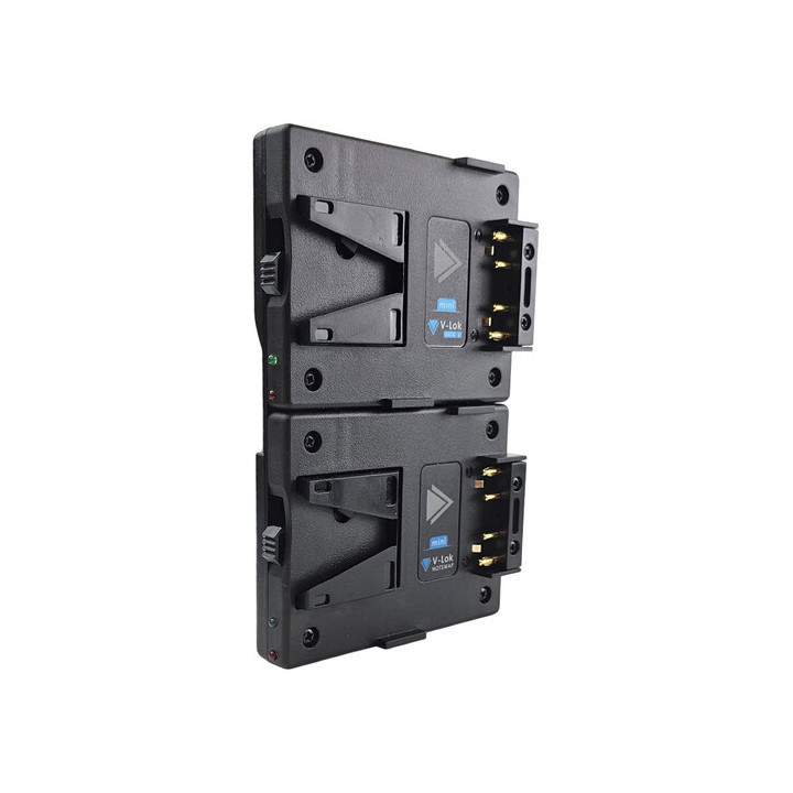 Hawkwoods VL-MCF3 - Mini V-Lok Hot-Swap Plate with 1 D-Tap & 1 USB-C