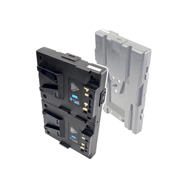 Hawkwoods VL-MCF3 - Mini V-Lok Hot-Swap Plate with 1 D-Tap & 1 USB-C