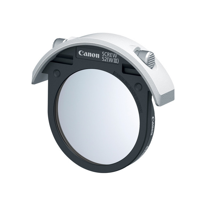 Canon 3049C001 - Drop-In Screw Filter Holder 52 (WIII) with Protect Filter