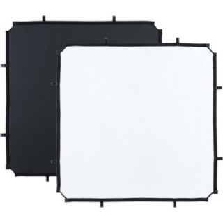 Manfrotto LL LR81121R - Skylite Rapid Fabric Reflector (Black/White, 3.6 x 3.6')