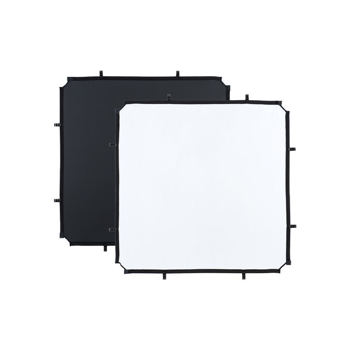 Manfrotto LL LR81121R - Skylite Rapid Fabric Reflector (Black/White, 3.6 x 3.6')