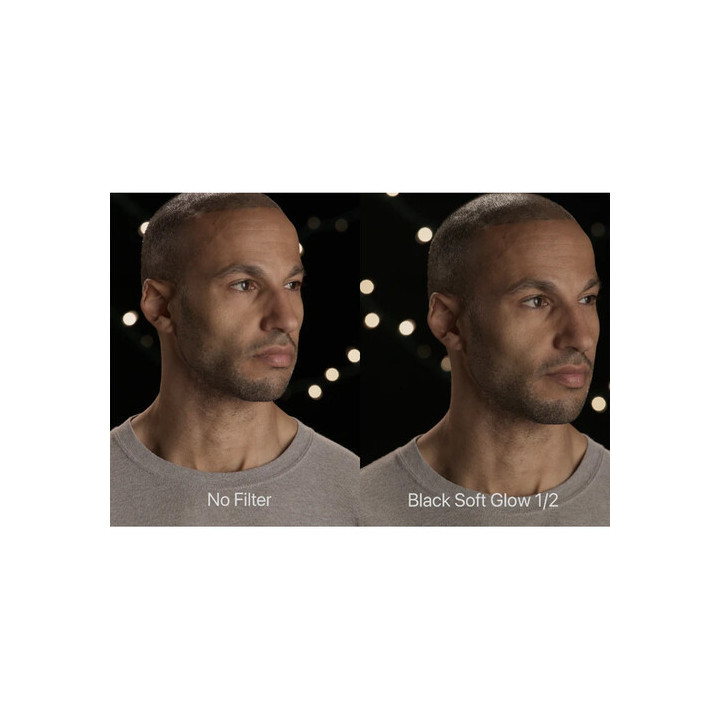 Tiffen 58BSG12 - 58mm Black Soft Glow 1/2 Filter