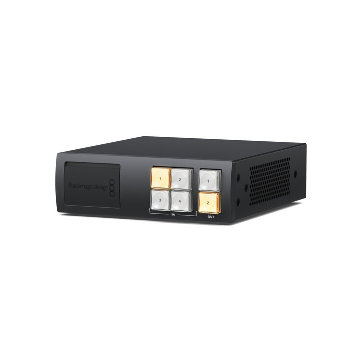 Blackmagic BM-VHUBSMTG12G0402 - Videohub Mini 4x2 12G Router