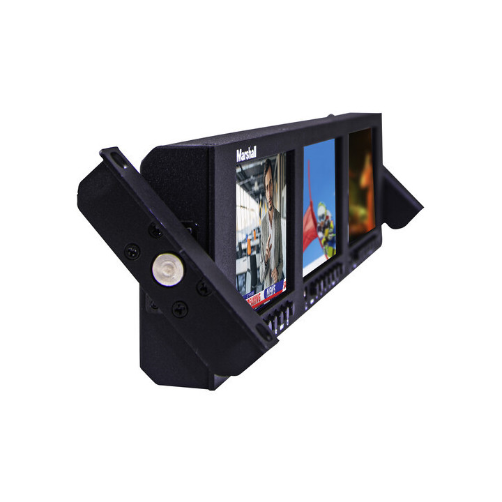 Marshall ML-503 - Triple 5" 1920X1080 LCD 2RU Rack Mount Monitor