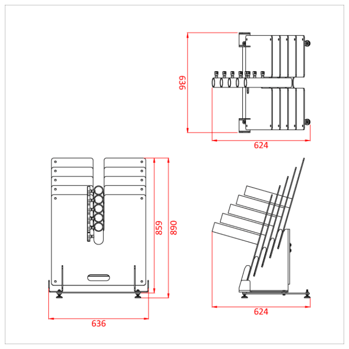 Doughty T54251 - Tank Trap Floor Stand
