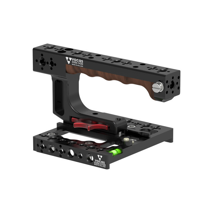 Vocas 0350-5101 - Top Plate with Top Handle Kit for RED V-RAPTOR