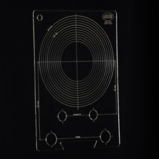 Vocas 0400-0100 - Alignment card for 15 mm LW and 19 mm rails