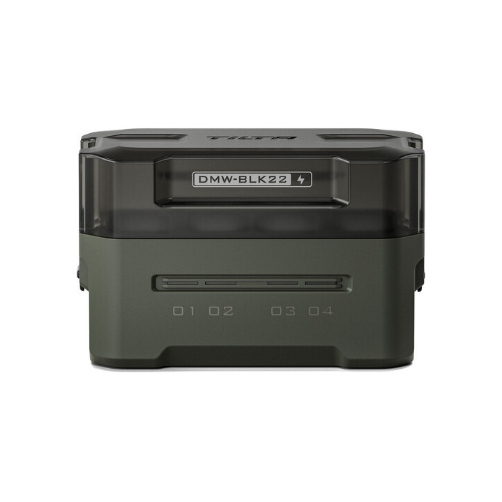 Tilta TBC-BLK22-A-GN - DMW-BLK22 Charging Station Battery Kit (2 Batteries) - Green