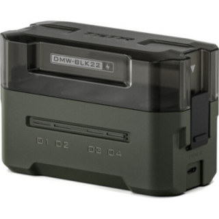 Tilta TBC-BLK22-GN - Portable Charging Station for DMW-BLK22 (4 Channel) - Green